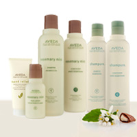 ROSEMARY MINT & Shampure AVEDA Liečba  Starostlivosť o vlasy